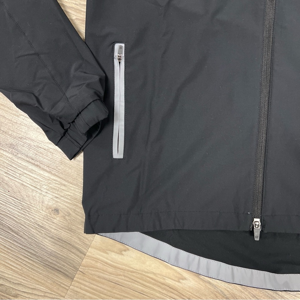KENNETH COLE GOLF JACKET REFLECTIVE POLY STRETCH WINDBREAKER Mens Medium $79 NWT - Picture 2 of 6